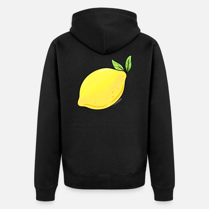 Citron - Veste à capuche bio Premium Unisexe - noir