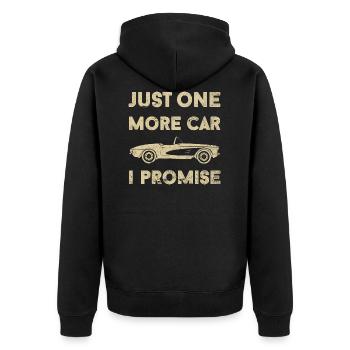Il ne reste plus qu’une voiture amateur de voiture oldtimer motor - Veste à capuche bio Premium Unisexe - noir - Dos - Nico (187cm)