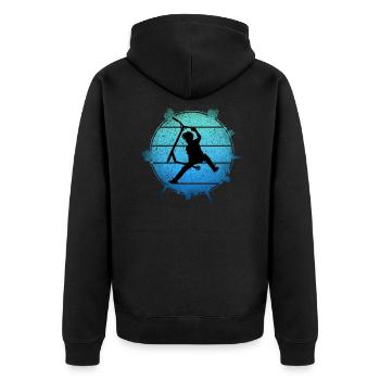 Stunt Scooter Freestyle - Veste à capuche bio Premium Unisexe - noir - Dos - Nico (187cm)