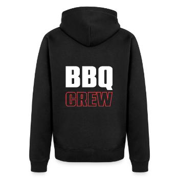 Équipe de barbecue - Veste à capuche bio Premium Unisexe - noir - Dos - Nico (187cm)