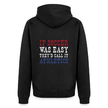Pays-Bas Football Néerlandais Football Pays-Bas - Veste à capuche bio Premium Unisexe - noir - Dos - Nico (187cm)