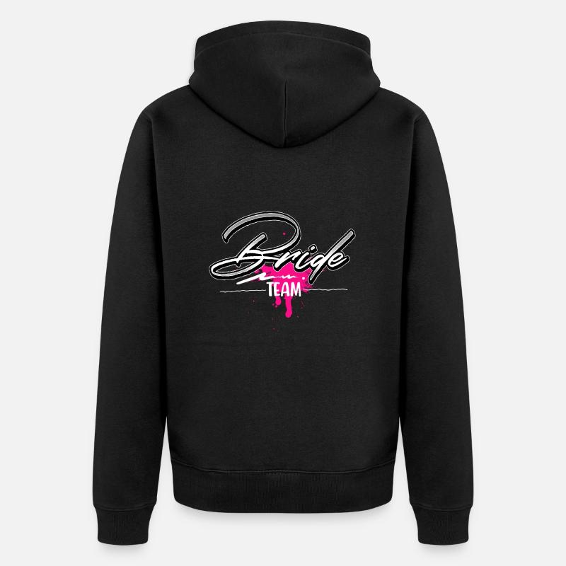 Équipe Bride - Veste à capuche bio Premium Unisexe - noir