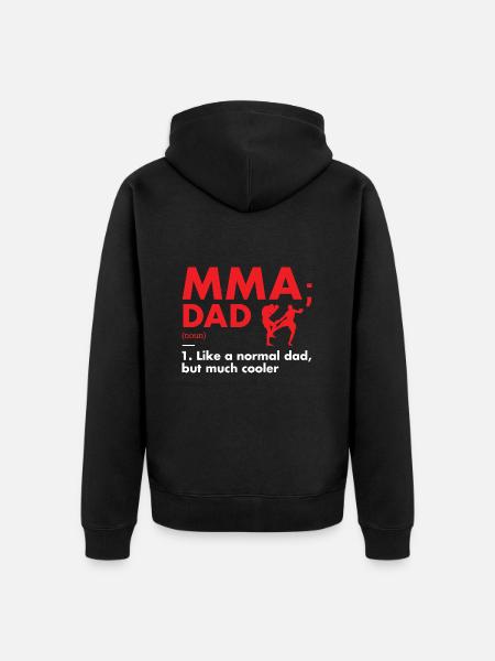 Sport Dad Definition MMA - Unisex Premium Organic Zip Hoodie - black