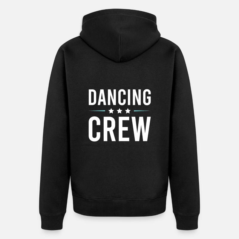 Équipe de danse - Veste à capuche bio Premium Unisexe - noir