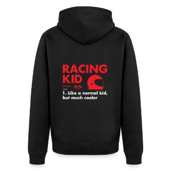 Sport Kid Définition Racing - Veste à capuche bio Premium Unisexe - noir - Dos - Nico (187cm)