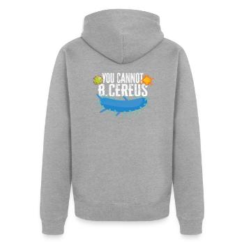 Microbiologiste Laboratoire de microbiologie Staphylocoque Biologie - Veste à capuche bio Premium Unisexe - gris chiné - Dos - Nico (187cm)