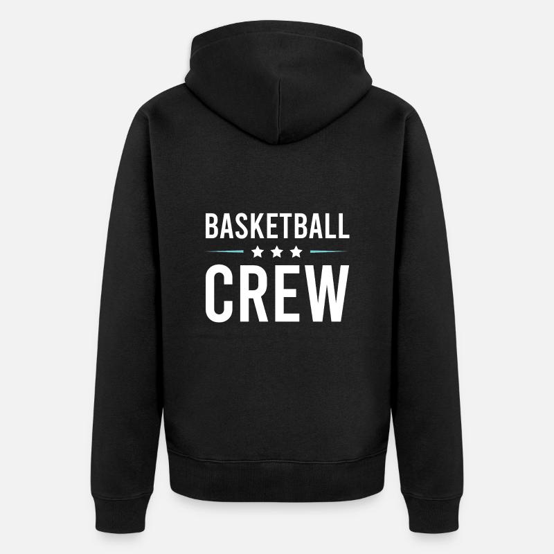 Équipe de basket-ball - Veste à capuche bio Premium Unisexe - noir