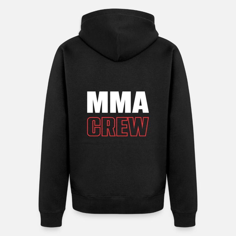 Équipe Mma - Veste à capuche bio Premium Unisexe - noir