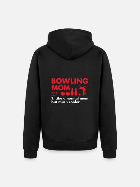 Sport Maman Définition Bowling - Veste à capuche bio Premium Unisexe - noir