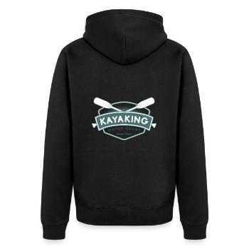 Kayak Sports nautiques Kayak en eau vive - Veste à capuche bio Premium Unisexe - noir - Dos - Nico (187cm)