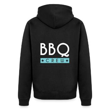 Équipe de barbecue - Veste à capuche bio Premium Unisexe - noir - Dos - Nico (187cm)