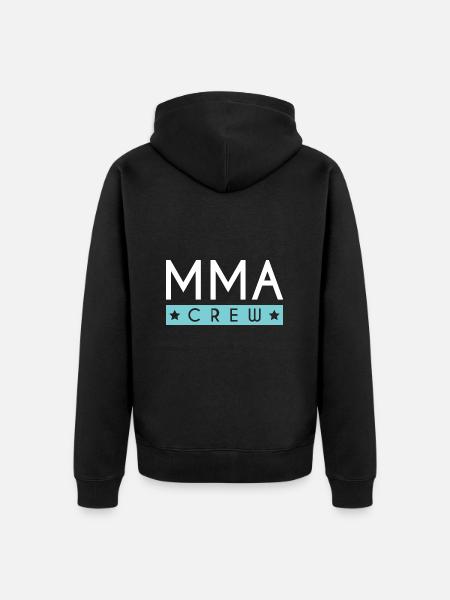 Mma Crew - Unisex Premium Organic Zip Hoodie - black