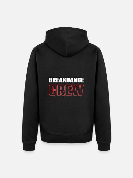 Breakdance Crew - Unisex Premium Organic Zip Hoodie - black