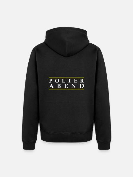 Polterabend Polterhochzeit - Unisex Premium Bio Zip Hoodie - Schwarz