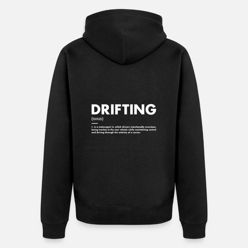 Sport Définition Drift - Veste à capuche bio Premium Unisexe - noir