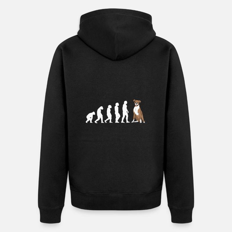 Evolution Boxer - Veste à capuche bio Premium Unisexe - noir