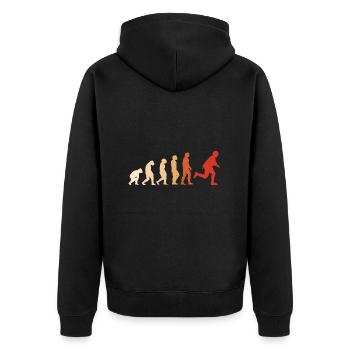 Sport Evolution Airsoft - Unisex Premium Organic Zip Hoodie - black - Back - Nico (187cm)