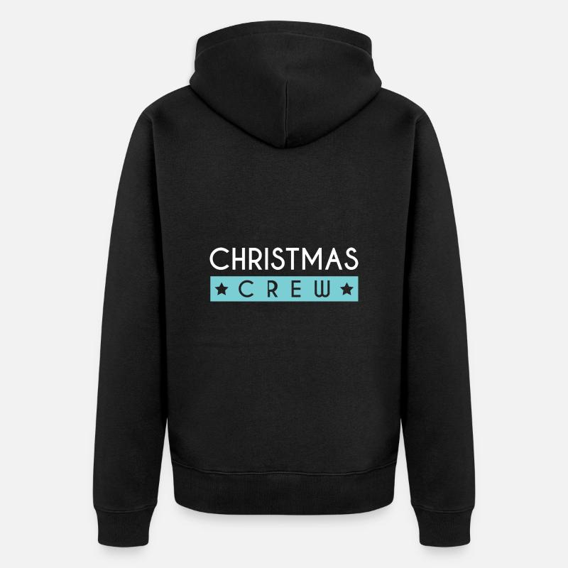 Équipage de Noël - Veste à capuche bio Premium Unisexe - noir