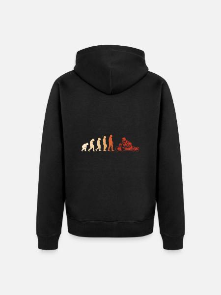 Sport Evolution Go Kart - Unisex Premium Organic Zip Hoodie - black