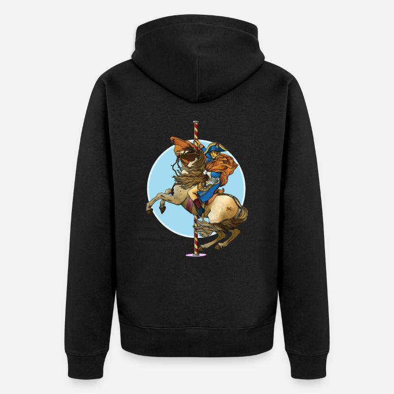 NAPOLÉON - Veste à capuche bio Premium Unisexe - noir