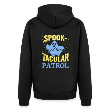 Paranormal Ghost Hunter Spook-Tacular patrouille cadeau - Veste à capuche bio Premium Unisexe - noir - Dos - Nico (187cm)