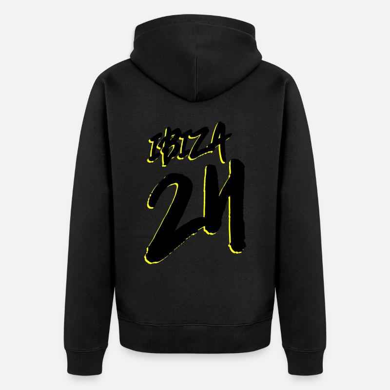 Ibiza 24 - Veste à capuche bio Premium Unisexe - noir