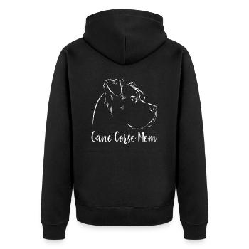 Cane Corso Mom - Fan de chien - Veste à capuche bio Premium Unisexe - noir - Dos - Nico (187cm)