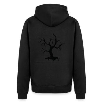 Arbre d’Halloween - Veste à capuche bio Premium Unisexe - noir - Dos - Nico (187cm)