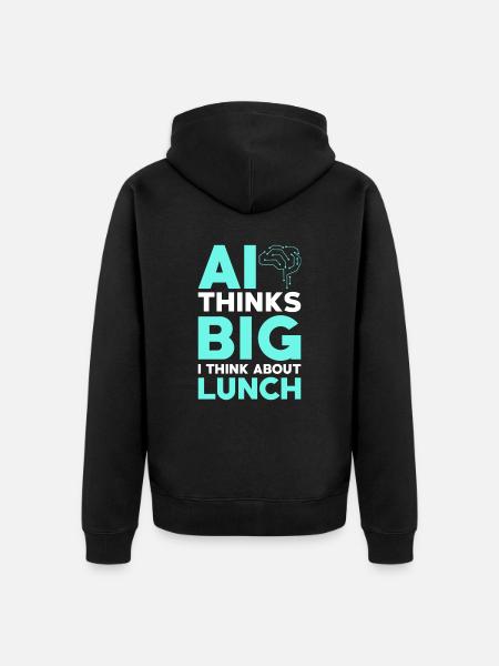 Artificial Intelligence Ai Lovers - Unisex Premium Organic Zip Hoodie - black
