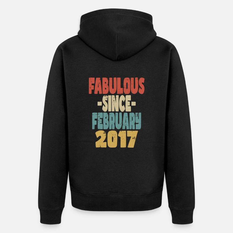 Fabuleux Février 2017 - Veste à capuche bio Premium Unisexe - noir