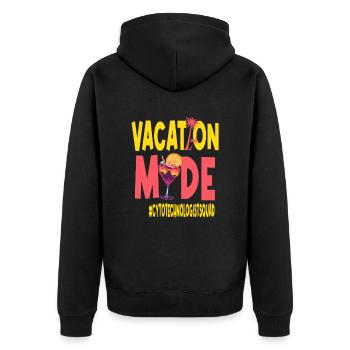 Cytotechnologiste Vacances Vacy Mode - Veste à capuche bio Premium Unisexe - noir - Dos - Nico (187cm)