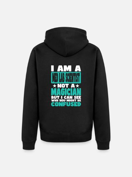 Med Lab Scientist - Unisex Premium Organic Zip Hoodie - black