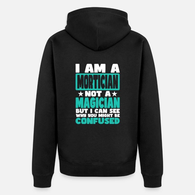 Croque-mort - Veste à capuche bio Premium Unisexe - noir