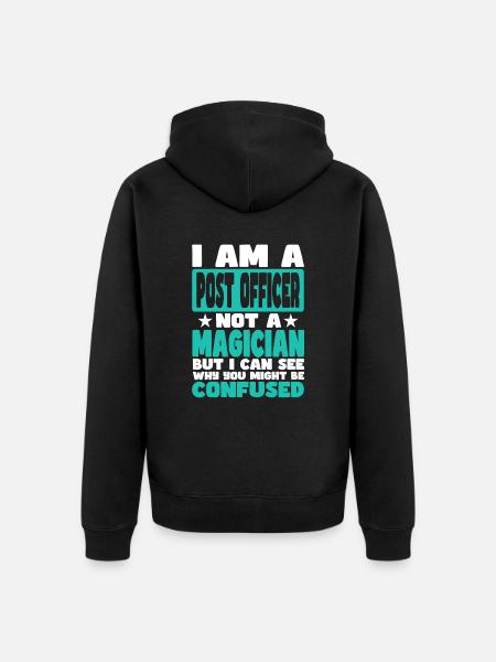 Postbeamter - Unisex Premium Bio Zip Hoodie - Schwarz
