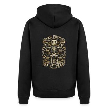 Dieu maya déesse maya Ah Puch oeuvre - Veste à capuche bio Premium Unisexe - noir - Dos - Nico (187cm)