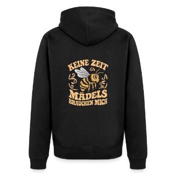 Apiculteur Pas de temps Mes filles ont besoin de moi - Veste à capuche bio Premium Unisexe - noir - Dos - Nico (187cm)