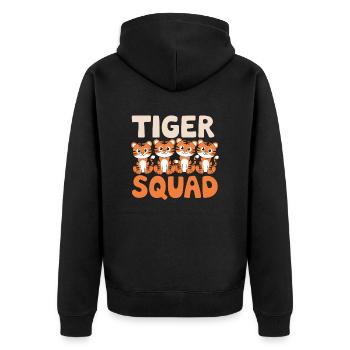 Tiger Group Design Tiger Squad - Veste à capuche bio Premium Unisexe - noir - Dos - Nico (187cm)