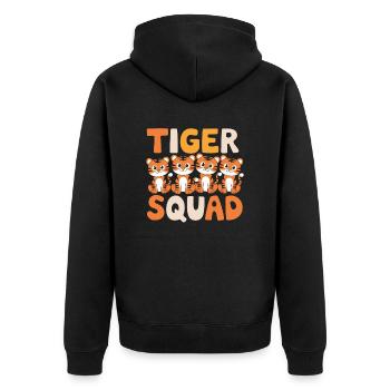 Tiger Group Design Tiger Squad - Veste à capuche bio Premium Unisexe - noir - Dos - Nico (187cm)