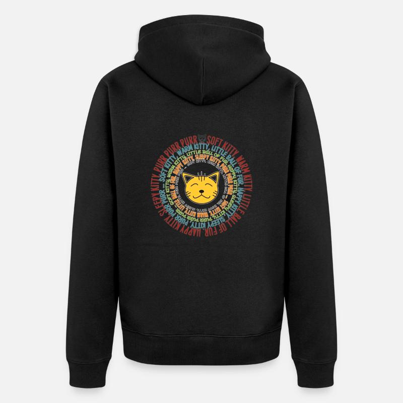 SOFT KITTY SONG - Veste à capuche bio Premium Unisexe - noir