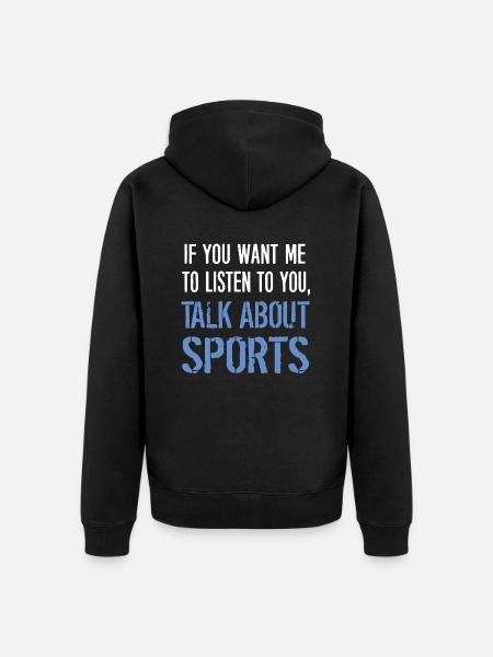 Sport - Unisex Premium Organic Zip Hoodie - black