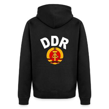 Veste d'entraînement DDR Sport Nicki - Veste à capuche bio Premium Unisexe - noir - Dos - Nico (187cm)