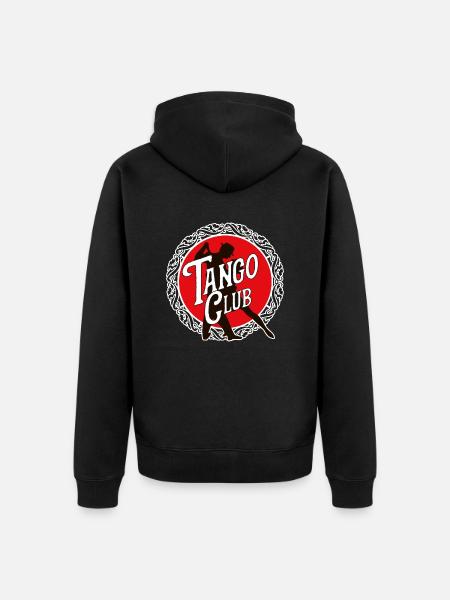 Tango Club - Unisex Premium Organic Zip Hoodie - black