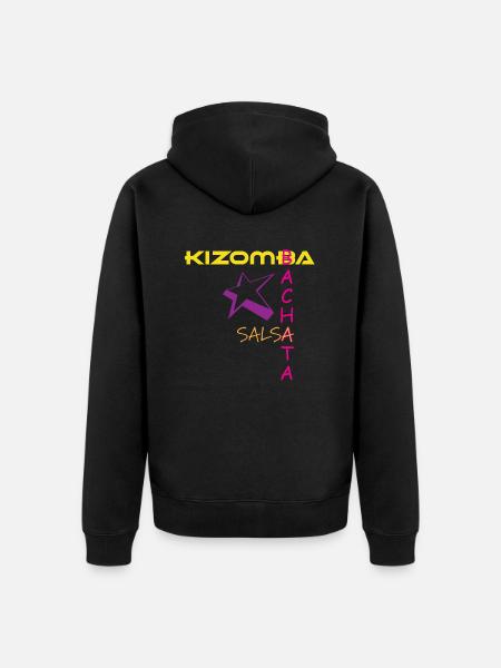 Model SBK v1 - Unisex Premium Organic Zip Hoodie - black