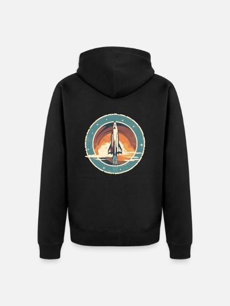 Skywalker - Discover the adventure! - Unisex Premium Organic Zip Hoodie - black