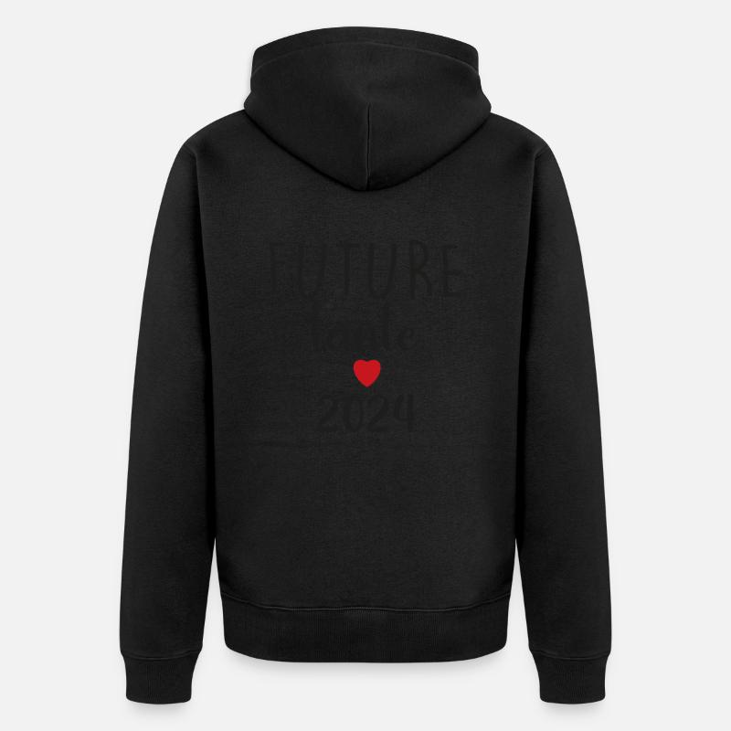 Futur tante - 2024 - Veste à capuche bio Premium Unisexe - noir