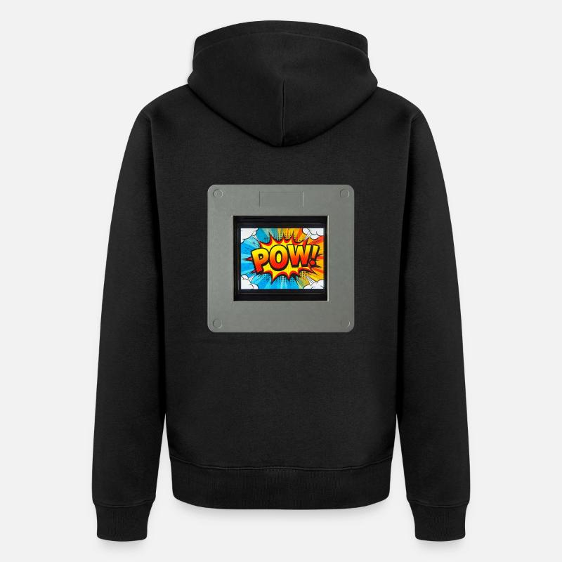 Toboggan POW - Veste à capuche bio Premium Unisexe - noir