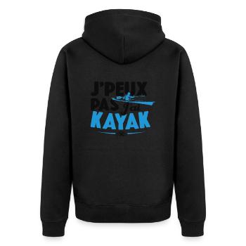 Je Peux Pas J'ai Kayak Cadeau Kayaking - Veste à capuche bio Premium Unisexe - noir - Dos - Nico (187cm)