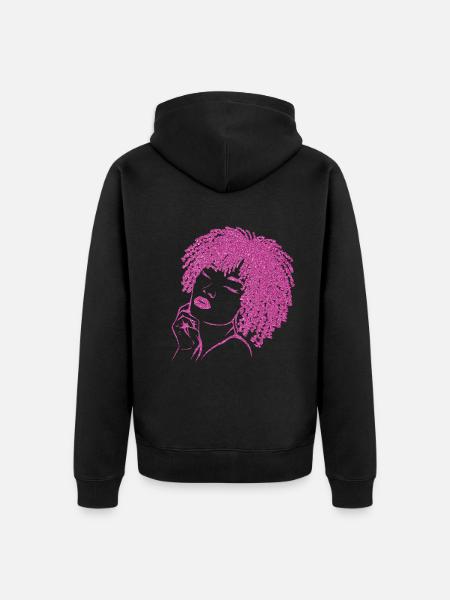 Strong Statement Bluntly Cool - Unisex Premium Organic Zip Hoodie - 
