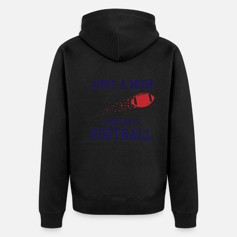 Faits saillants de Football Mama - Veste à capuche bio Premium Unisexe - undefined