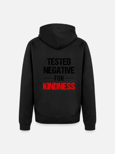 Kindness - warmth of heart - Unisex Premium Organic Zip Hoodie -